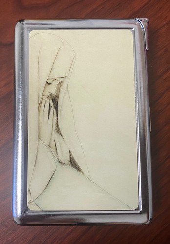 Prayer cigarette case with - case,