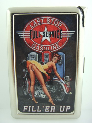 Gasoline sign cigarette - gasoline,